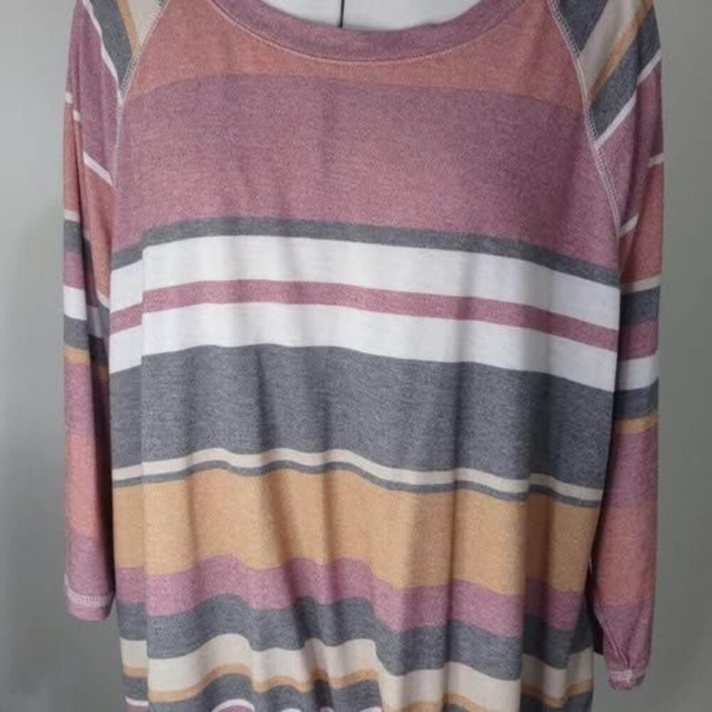 2X Tunic joei & i boutique Tunic/Blouse tie off side pit-pit=24” length28” C7208